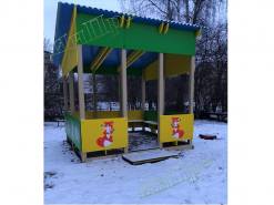 Монтаж теневого навеса в г.Щекино